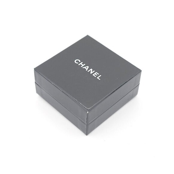 CHANEL CC Logos Rhinestone Camellia Dangle Earrings 00A Auth w/Box #1 - Picture 5 of 5